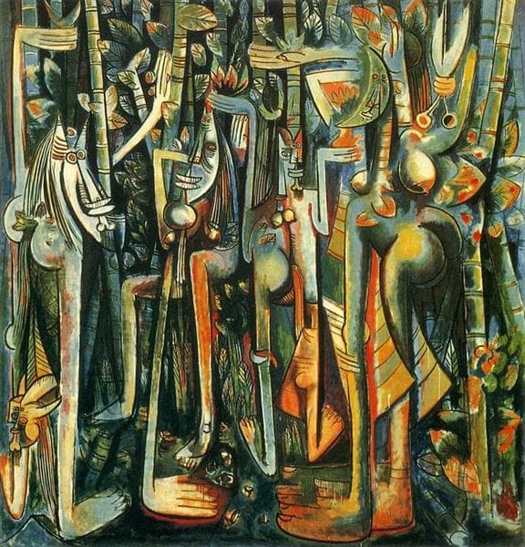 The Jungle (La Jungla) by Wifredo Lam, 1943