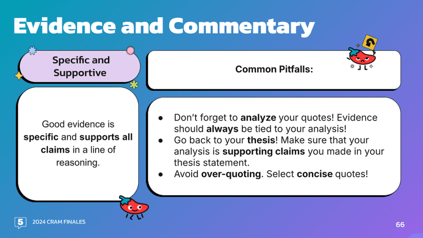 evidence and commentary