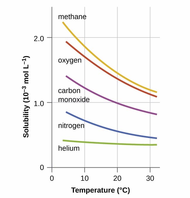 Absorption Process, Gas Solubility and Temperature | Introduction to Chemistry