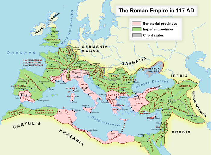 Administrative structure of Roman Empire, Roman province - Wikipedia