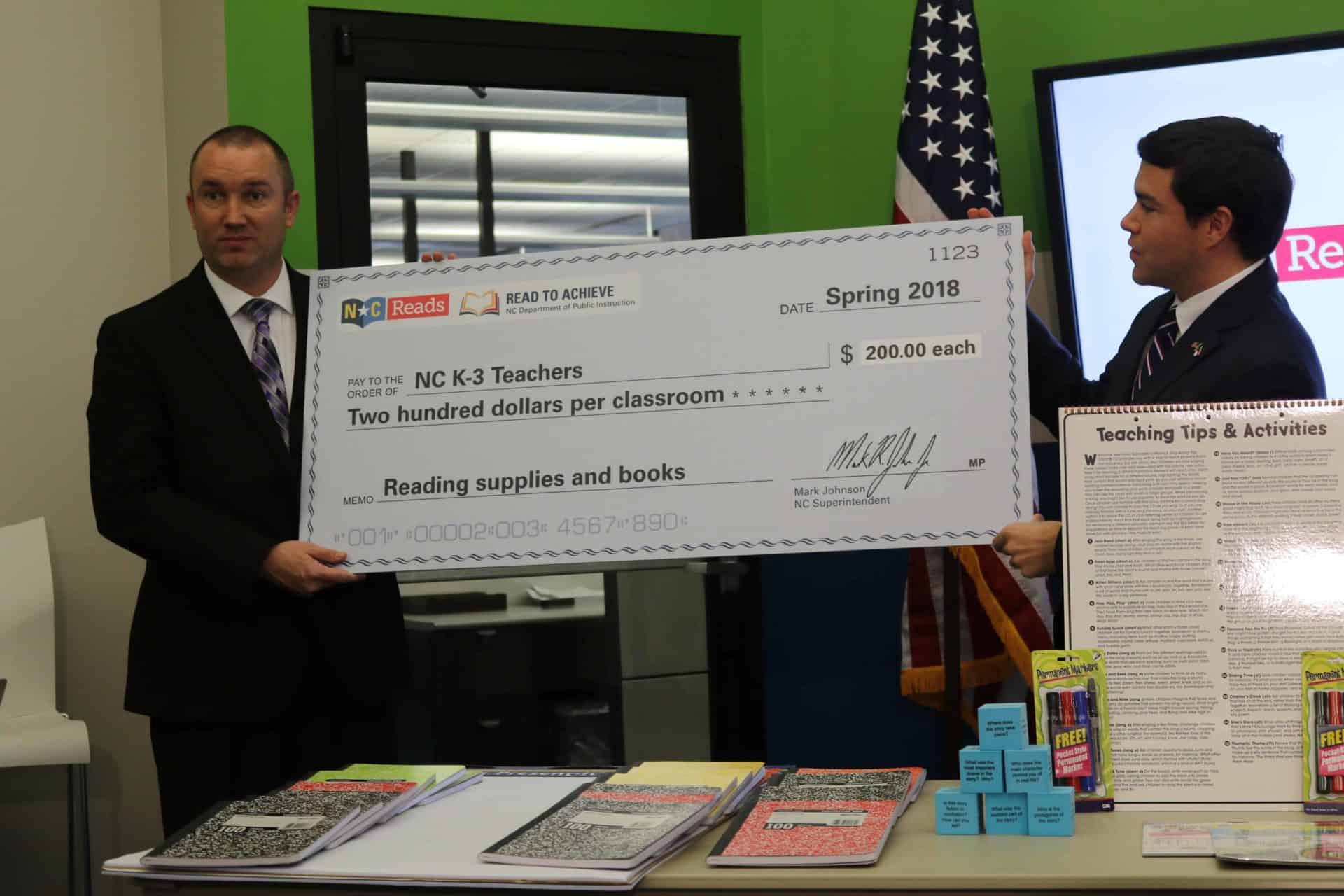 Alabama Reading Initiative and No Child Left Behind, Superintendent Johnson announces $200 for each K-3 reading teacher - EducationNC