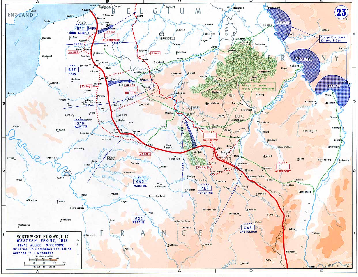 Manpower and Strategic Advantages, File:Western front 1918 allied.jpg - Wikipedia