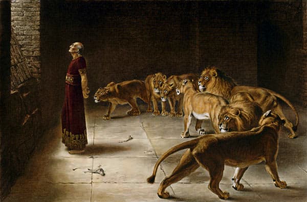 Ancient apocalyptic texts, Daniel in the lions' den - Wikipedia