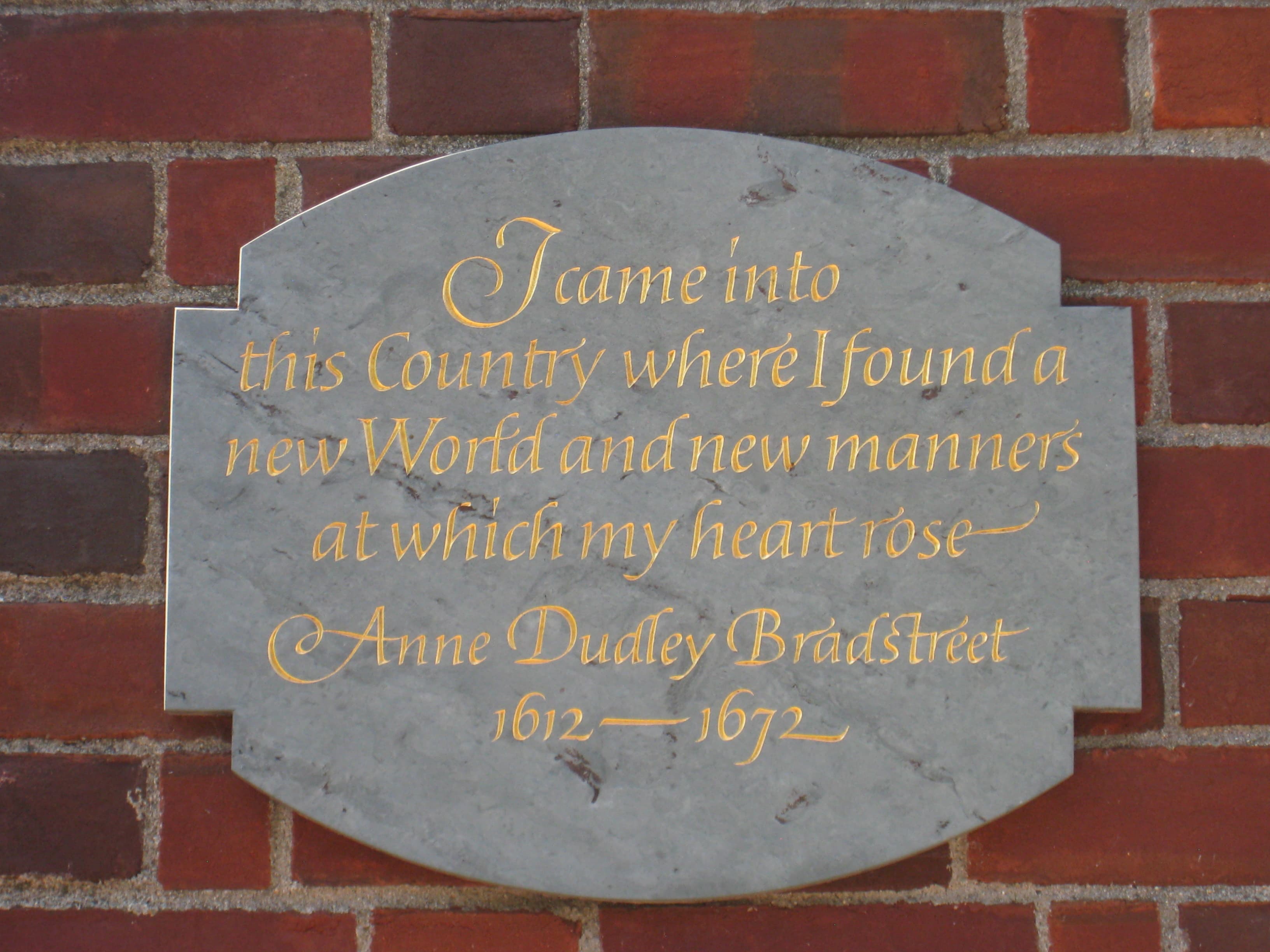 Themes in Bradstreet's poetry, Anne Bradstreet – Open Anthology of American Literature