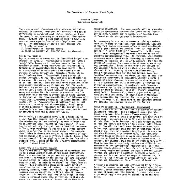 Epistolary Format and Didactic Nature, The Parameters of Conversational Style - ACL Anthology