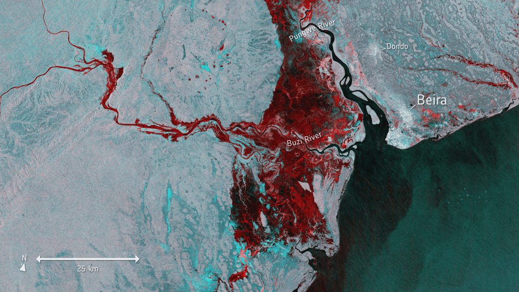 Artificial Intelligence and Data Analytics, Flood mapping with synthetic aperture radar – EO4GEO