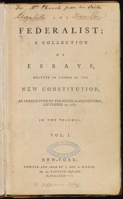 Authors of the Federalist Papers, Introduction to The Federalist Papers | ENG 101 College Writing I