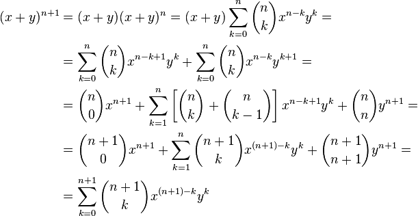 Definition and Notation, Dwumian Newtona – Wikipedia, wolna encyklopedia