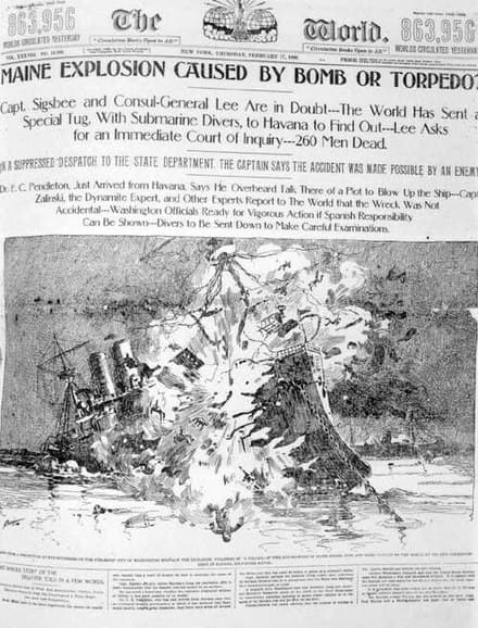 Causes and events of Spanish-American War, Yellow journalism - Wikipedia