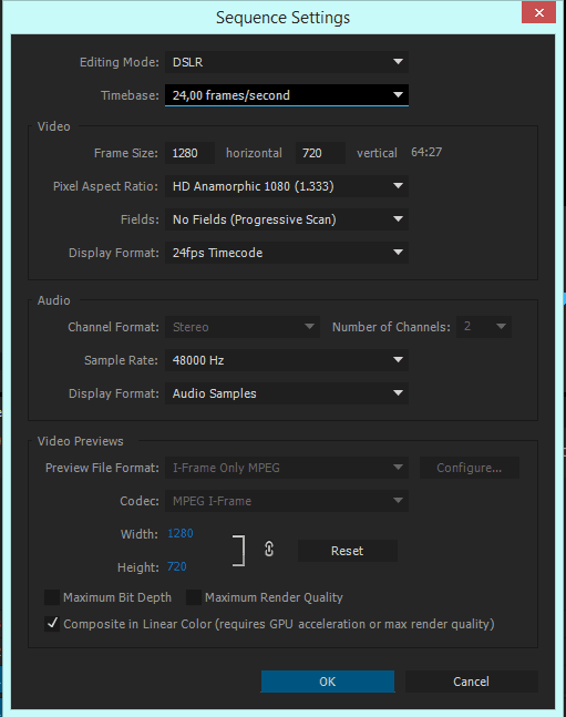 Choosing appropriate export settings, Adobe Premiere Pro CC aspect ratio streched - Video Production Stack Exchange