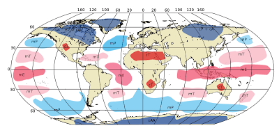 Classification and Source Regions, Masas de aire