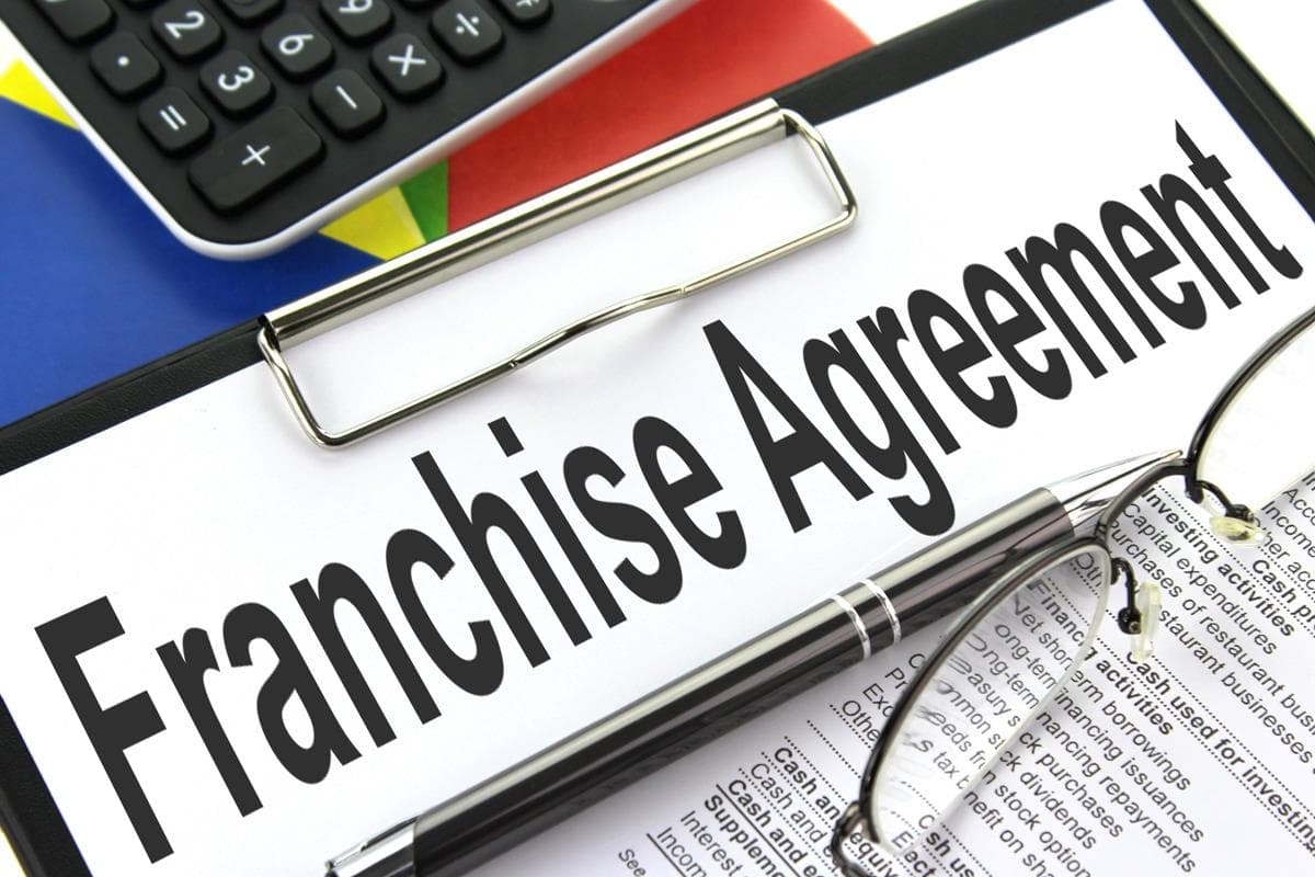 Components of franchise agreements, Franchise Agreement - Clipboard image