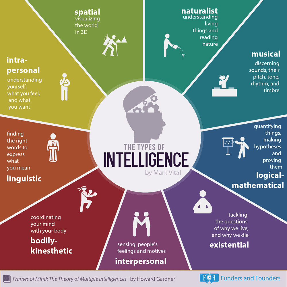 Components of intelligence, Types Of Intelligence | Green Comet