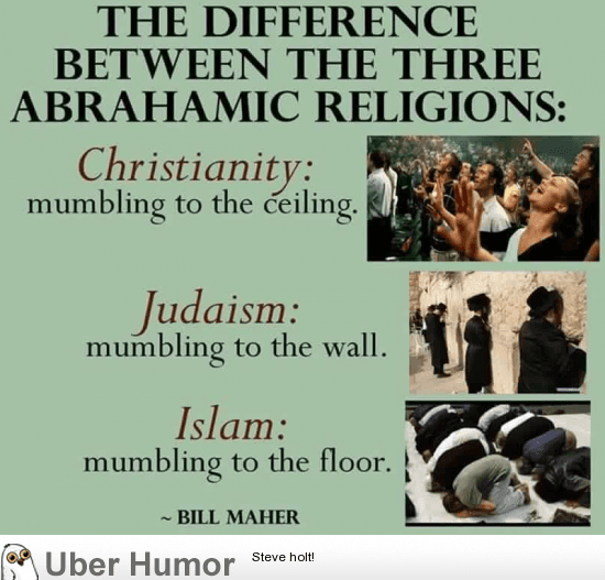 Core principles of Abrahamic philosophies, The difference between the three Abrahamic religions. | CreateDebate