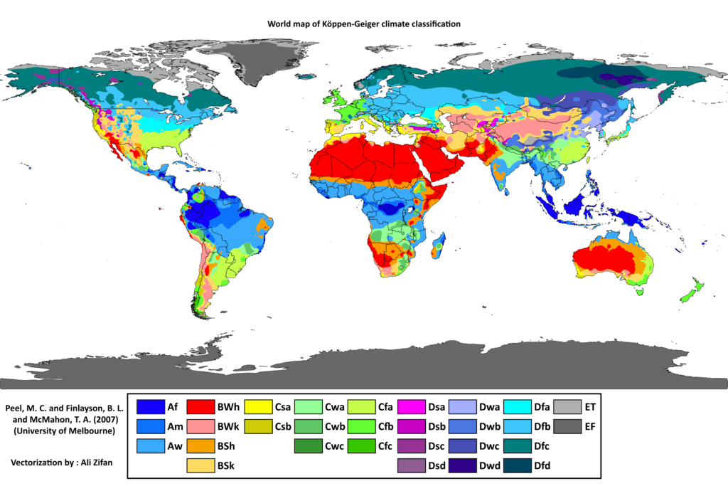 Defining Arid Environments, Climate Zones and Biomes | Physical Geography
