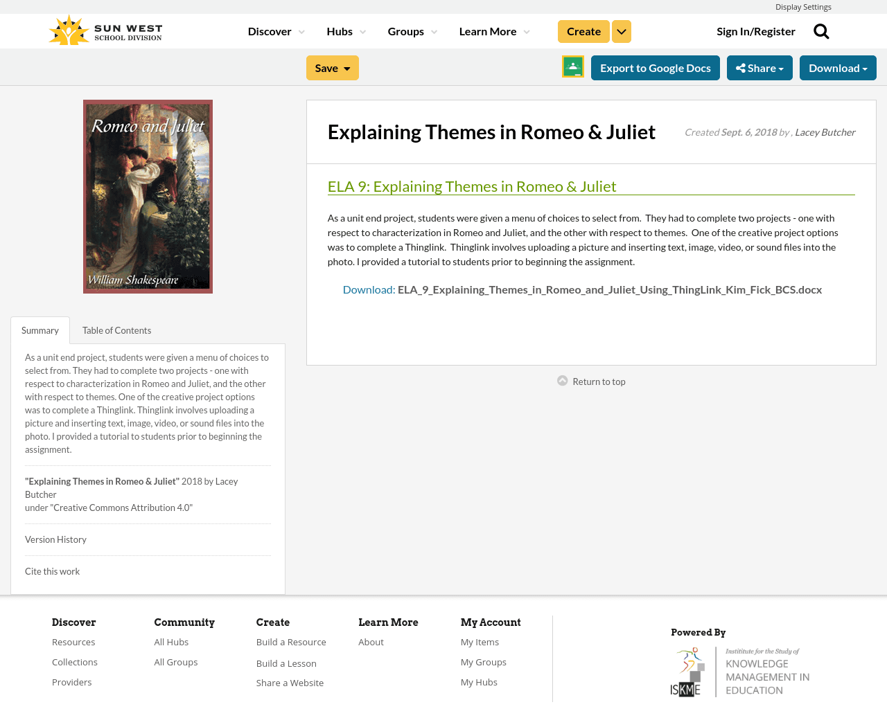 Defining Themes, Explaining Themes in Romeo & Juliet | Resource Bank