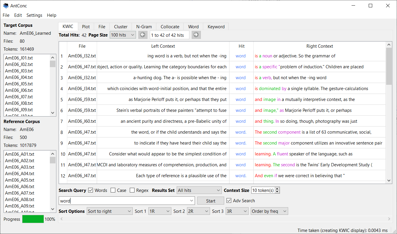 Digital tools for text analysis, AntConc - a corpus tool for concordance & text analysis