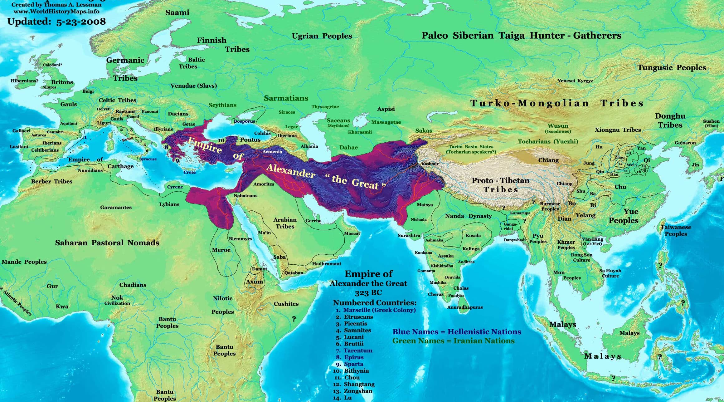 Division of Alexander's Empire, File:Alexander-Empire 323bc.jpg - Wikipedia