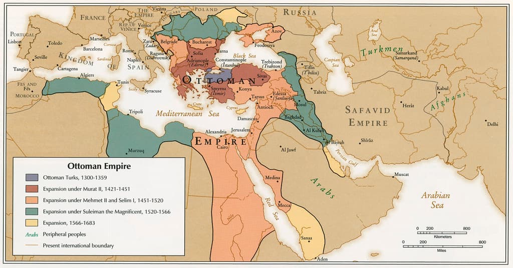 Early Muslim communities in Europe, Ottoman Empire | Zoom into this map at maps.bpl.org. Publish… | Flickr