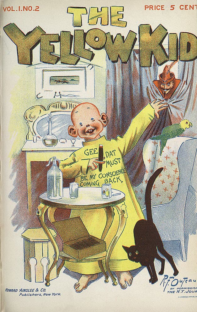 Early comic strips, The Yellow Kid – Wikipedia