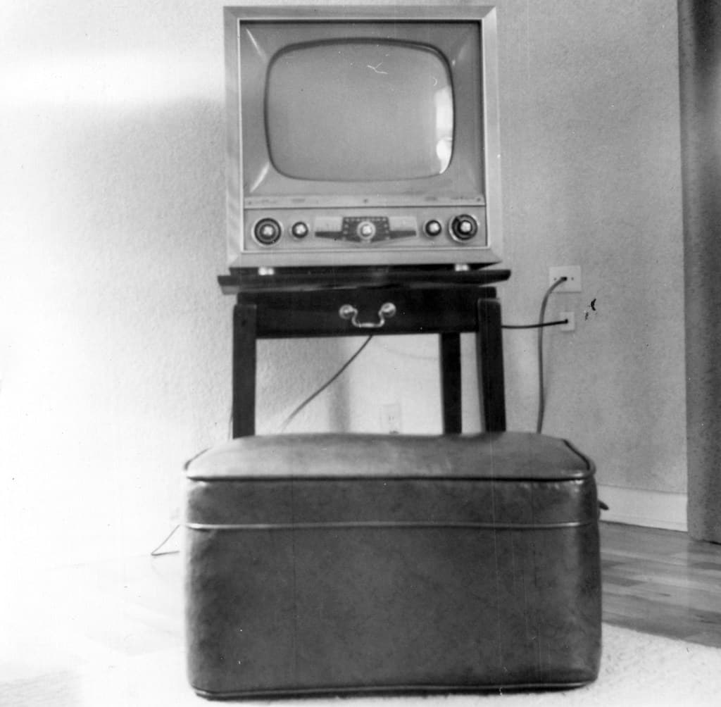 Early examples of adaptation, Early 1950s Television Set | I took this photo in about 1955… | Flickr
