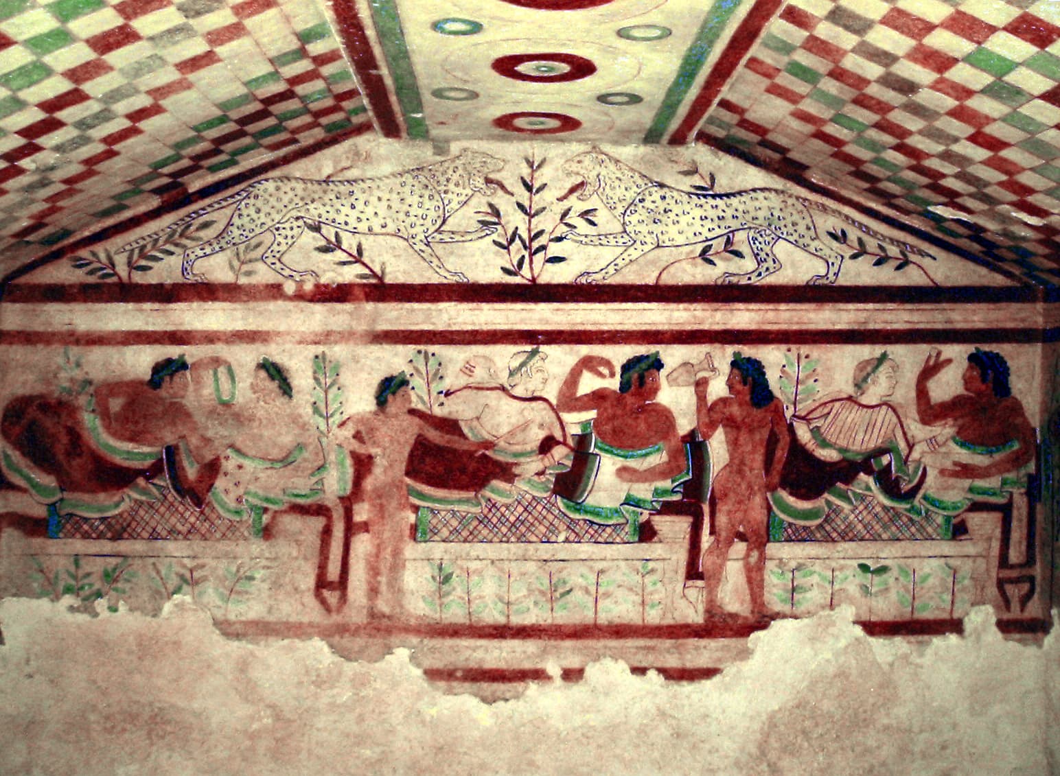 Influences from Etruscans and Greeks, Pittura etrusca - Wikipedia