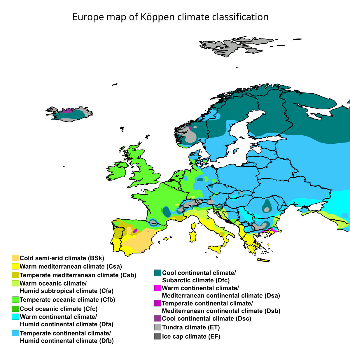 Distribution and Characteristics, Climate of Europe - Wikipedia