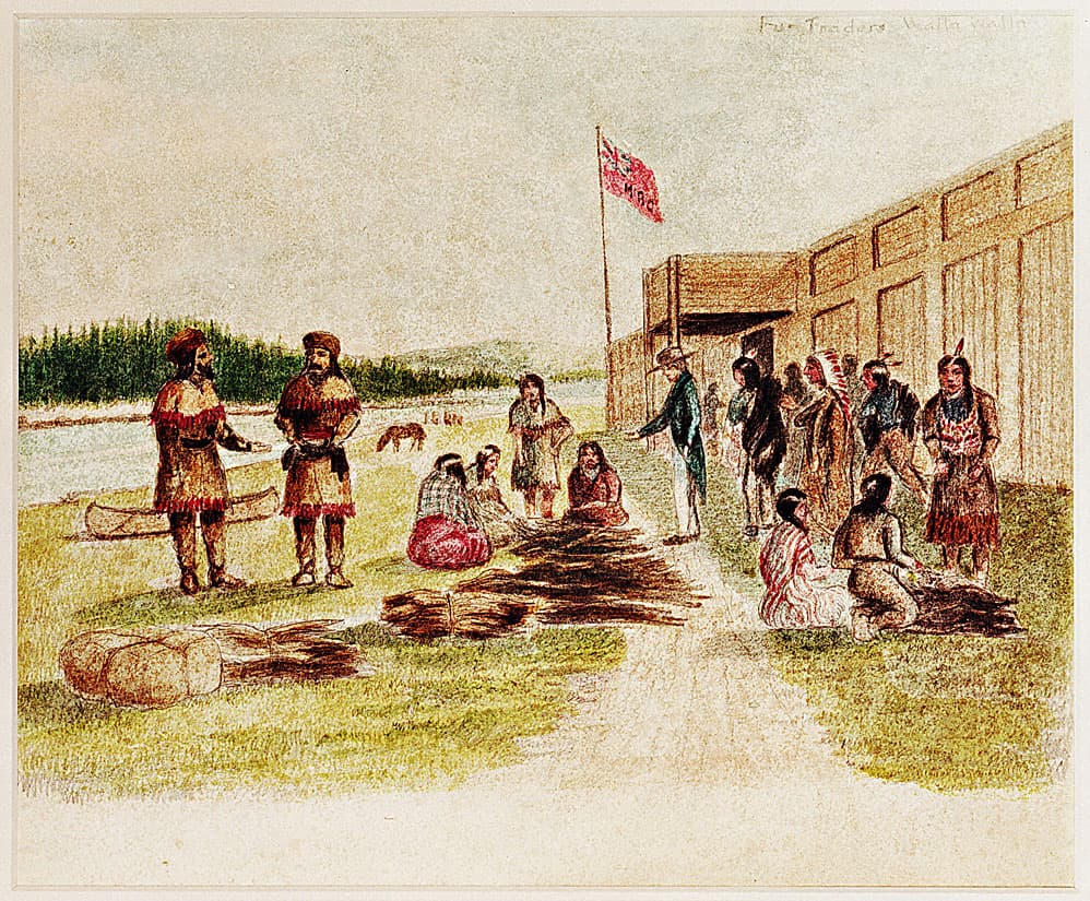 European arrival and impact, Native American trade - Wikipedia