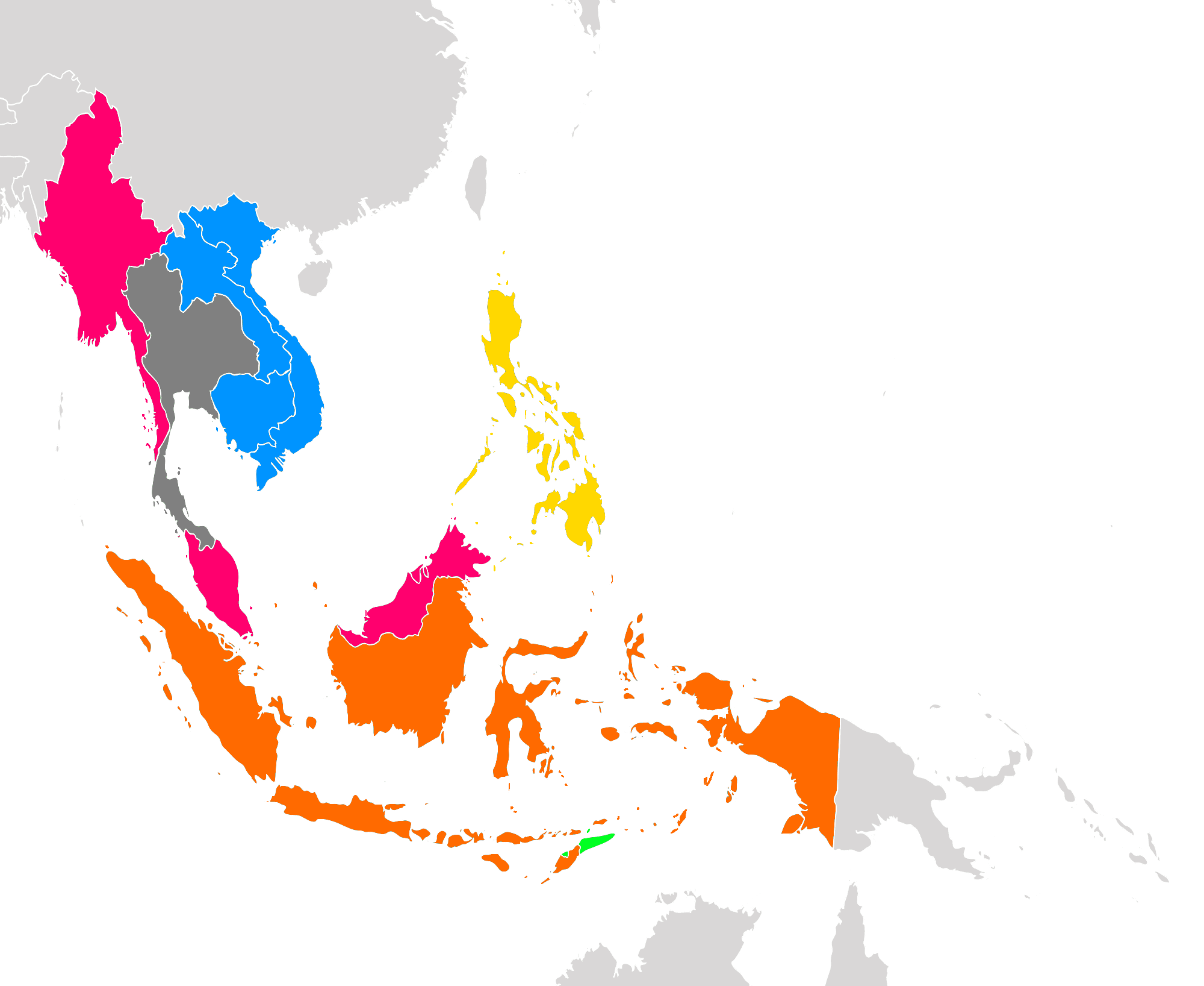 European imperialism in the East, File:European colonisation of Southeast Asia.png - Wikimedia Commons