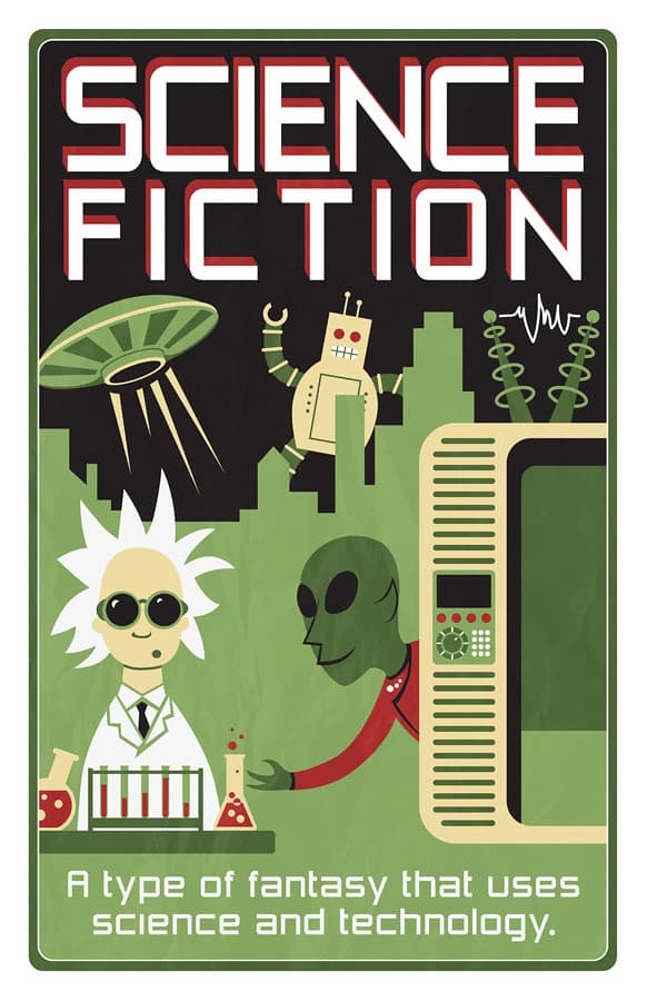 Evolution of film genres, Science Fiction Genre Poster | The second in a series. Once … | Flickr