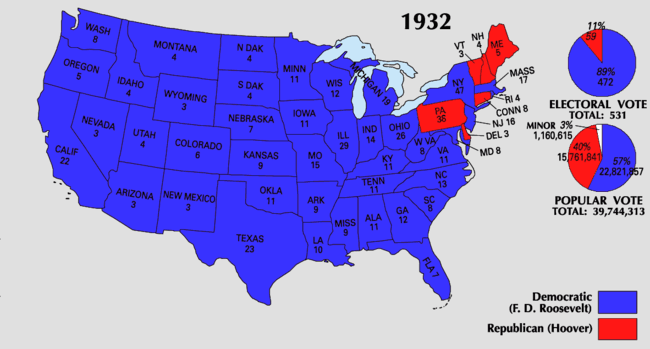 Factors in Roosevelt's 1932 victory, 1932 United States presidential election - Wikipedia