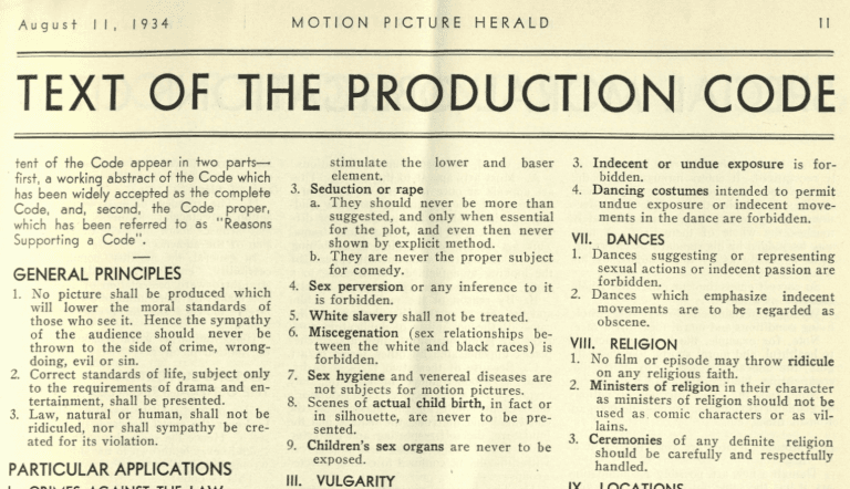 Factors leading to New Hollywood, hays code | Zepfanman.com