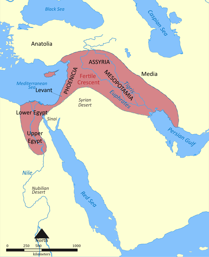 Fertile Crescent, File:Map of fertile crescent.svg - Simple English Wikipedia, the free encyclopedia