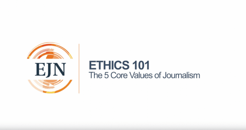 Foundational Principles for Responsible Journalism, The 5 Principles of Ethical Journalism – Respect Words