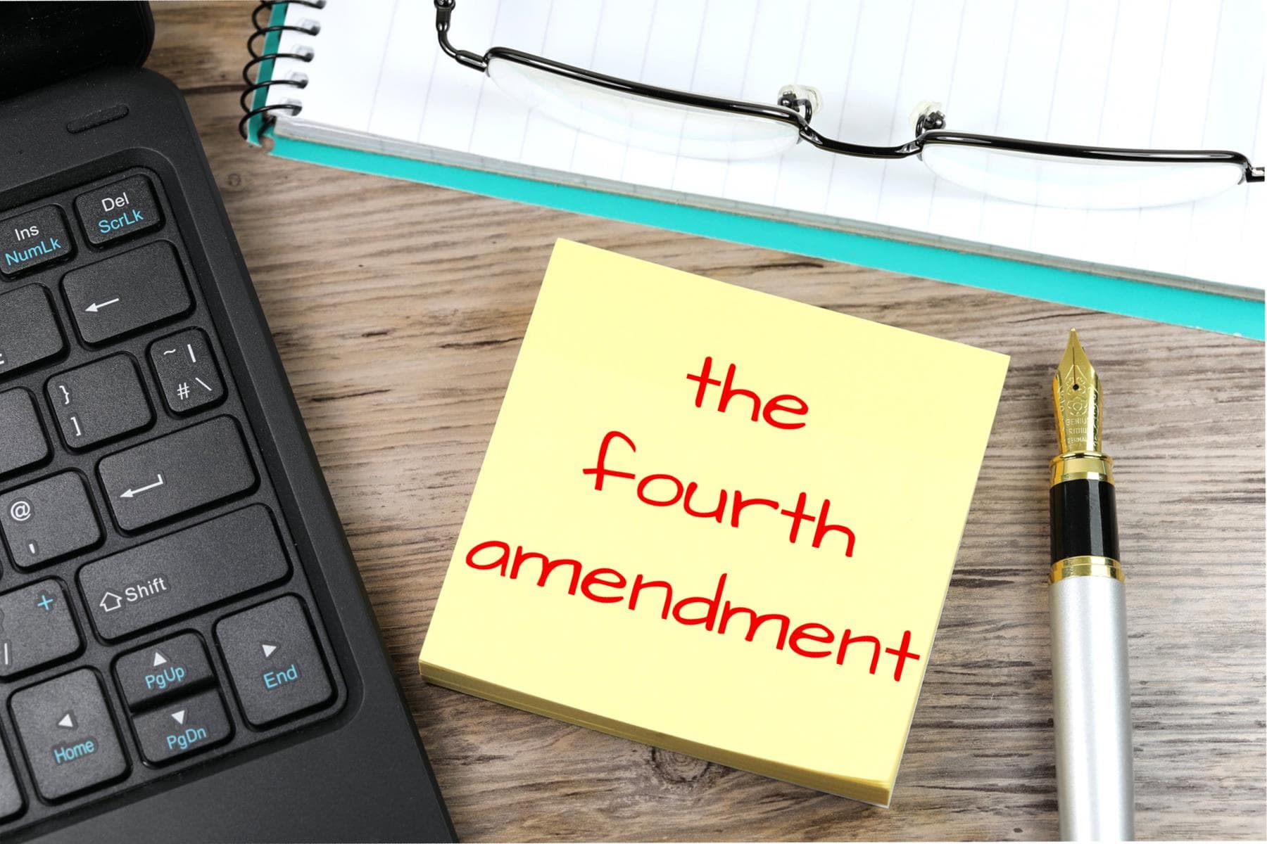 Constitutional and Case Law Framework, The Fourth Amendment - Free of Charge Creative Commons Post it Note image