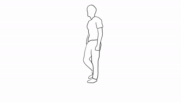 Frame-by-frame manipulation, Rotoscope Walk Cycle by TheKevDude on Newgrounds