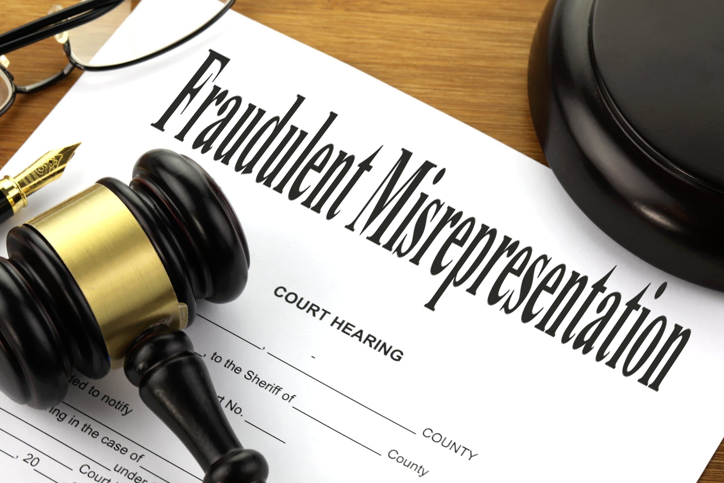 Fraudulent vs negligent misrepresentation, Fraudulent Misrepresentation - Free of Charge Creative Commons Legal 1 image