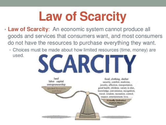Fundamental Economic Problem, Outside The Asylum: The problem with the law of scarcity