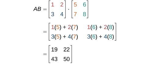 Fundamentals of Matrix Multiplication, Products of Matrices | College Algebra