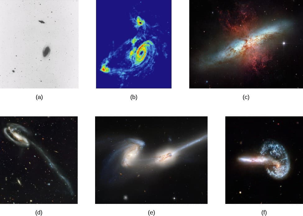 Galaxy mergers and structural changes, 28.2 Galaxy Mergers and Active Galactic Nuclei | Astronomy