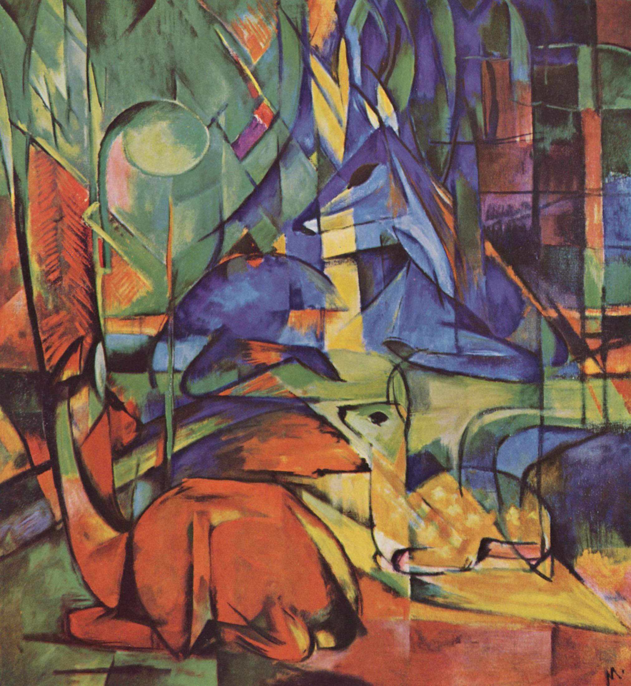Artistic Reaction and Techniques, File:Franz Marc 020.jpg - Wikimedia Commons