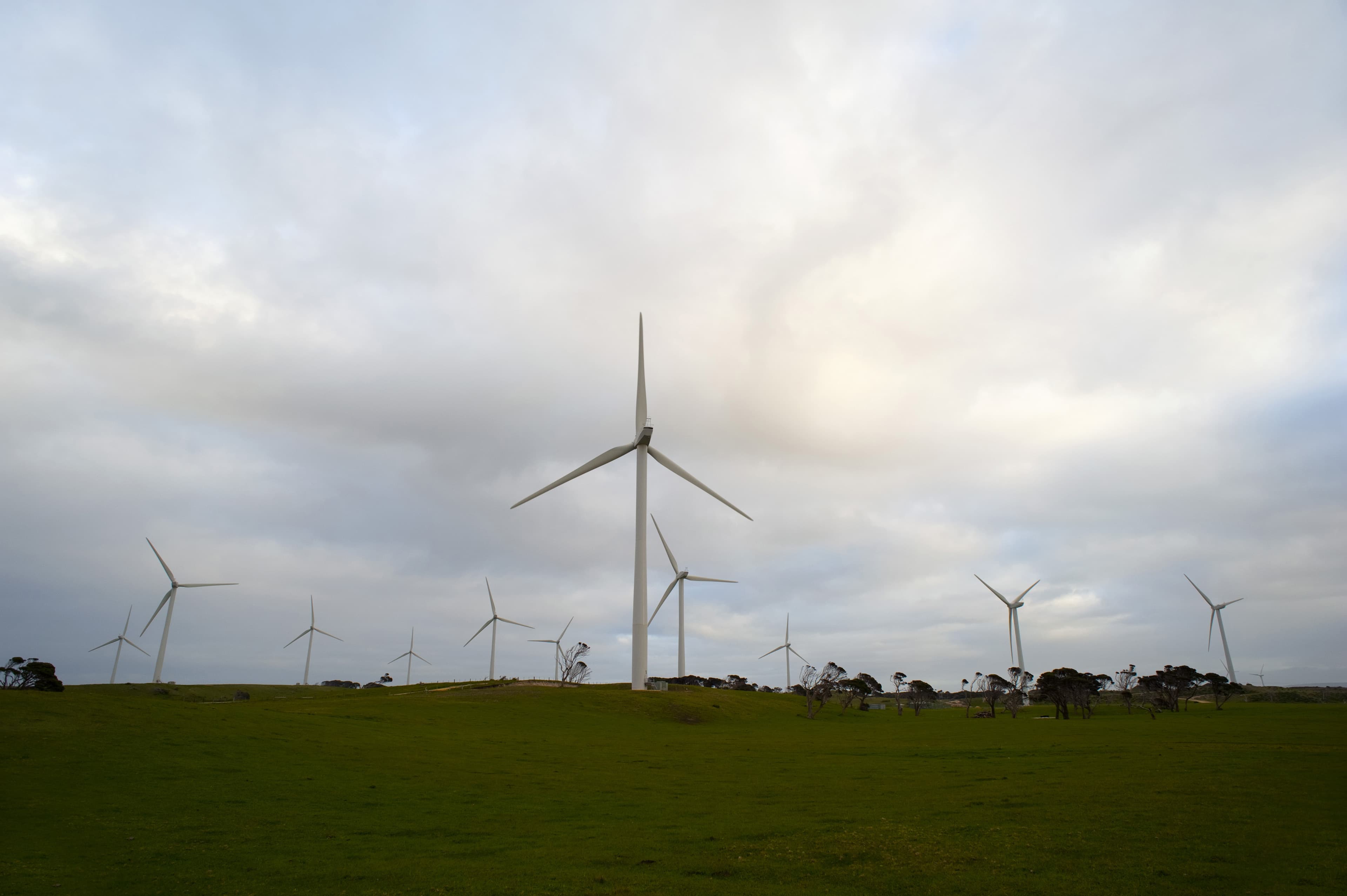 Harnessing wind power, Free Image of Wind farm with multiple wind turbines | Freebie.Photography