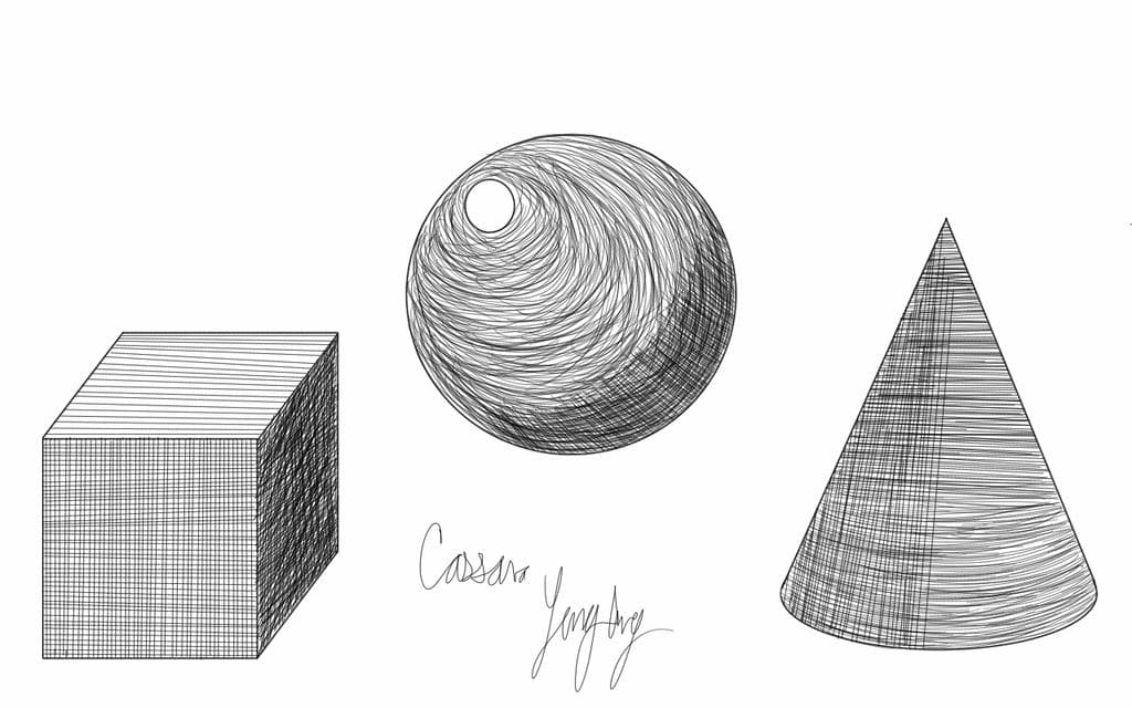 Hatching and cross-hatching, CROSS HATCHING TECHNIQUE 1 by CassaraRenae on DeviantArt