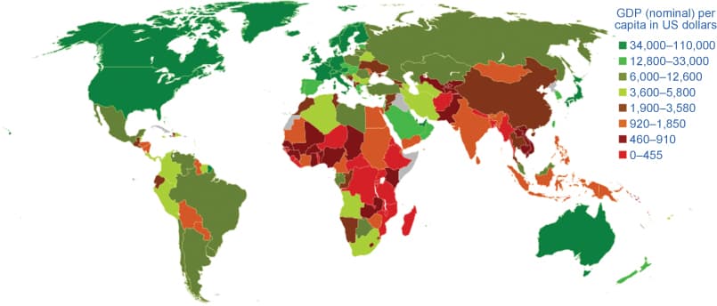 High-Income vs Low-Income Nations, The Diversity of Countries and Economies across the World | OpenStax Macroeconomics 2e