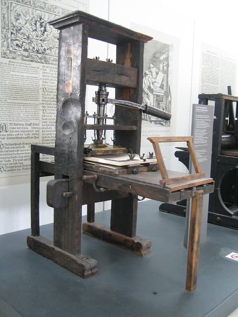 Impact of printing press invention, Gutenberg Press 3 | Flickr - Photo Sharing!
