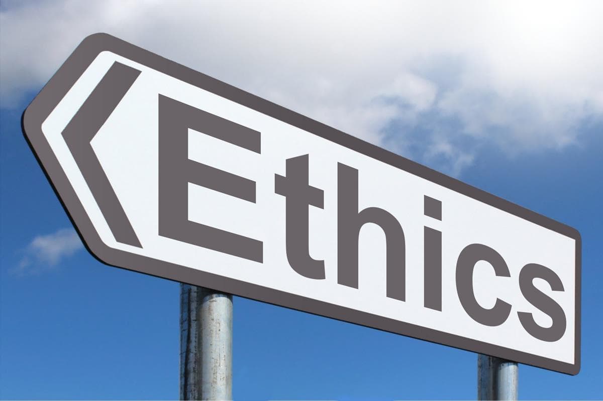 Importance of Ethics, Ethics - Free of Charge Creative Commons Highway Sign image