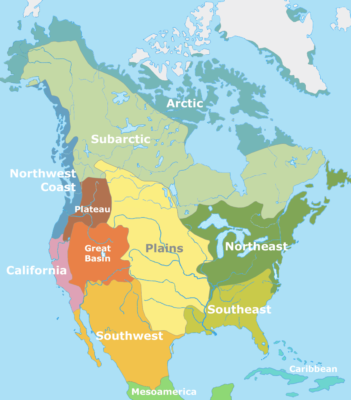 Indigenous peoples and their cultures, Native American cultures in the United States - Wikipedia