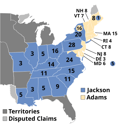 Factors in Jackson's 1828 victory, 1828 United States elections - Wikipedia