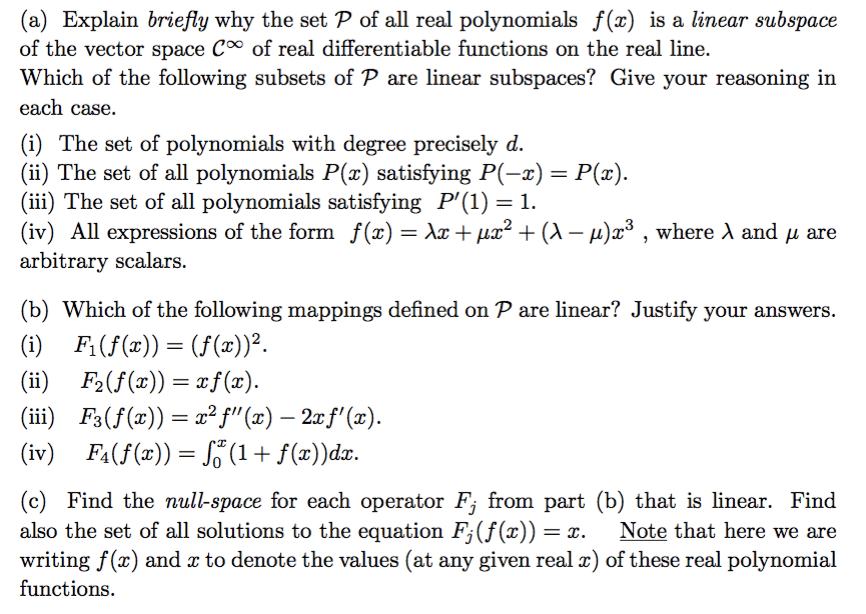 Defining Kernel and Range, Null space of linear transformation of polynomials - Mathematics Stack Exchange