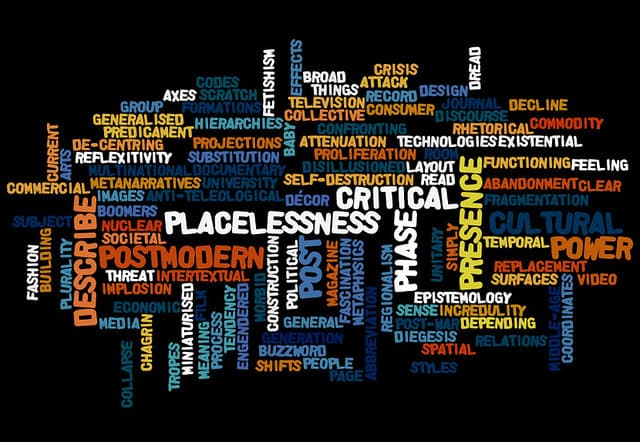 Key characteristics of postmodern literature, postmodernism | Created with word clouds using wordle.net | versionz | Flickr